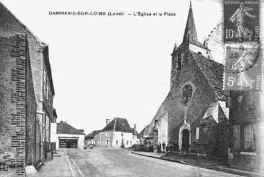 Dammarie-sur-loing_l-eglise-et-la-place-_45121005