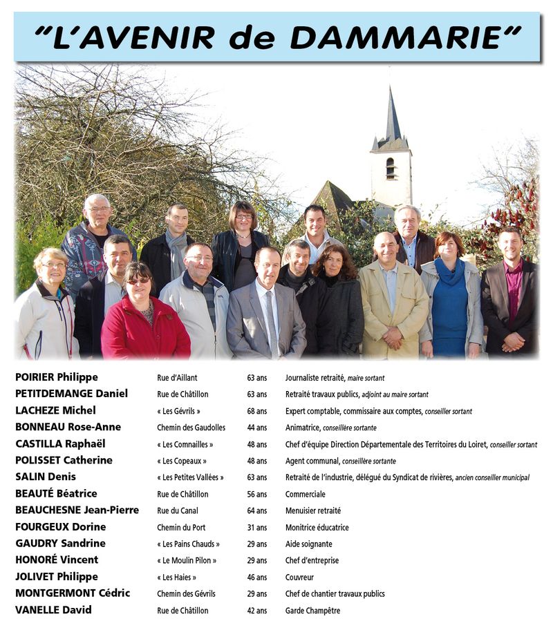 LISTE DAMMARIE