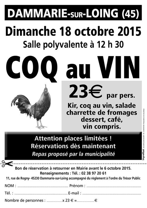 TRACT REPAS COQ AU VIN