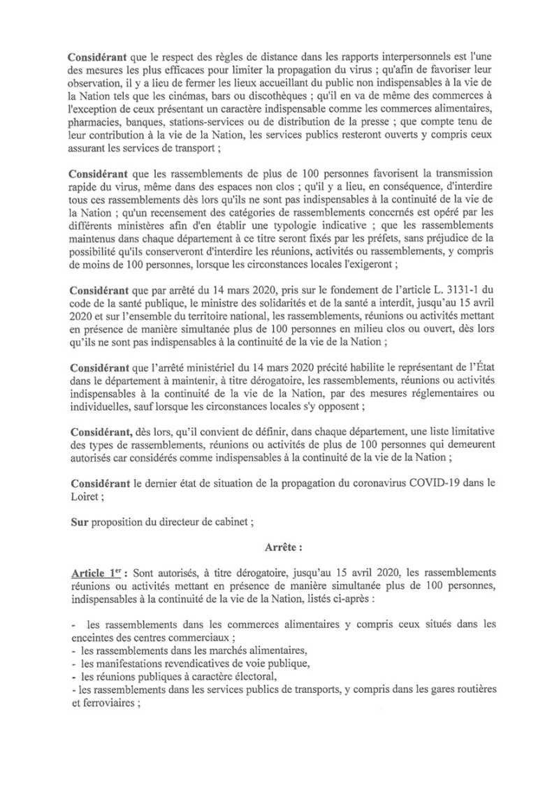 AP du 15 03 2020 définissant la liste des rassemblements de + 100 autorisés_Page_2